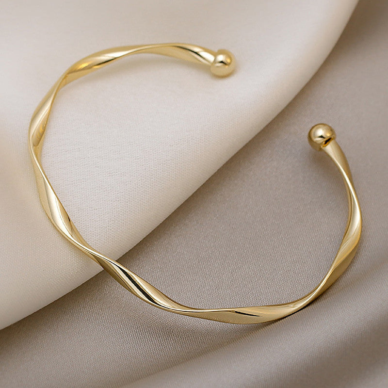 PULSEIRA BRACELETE BANHADA EM OURO 18K