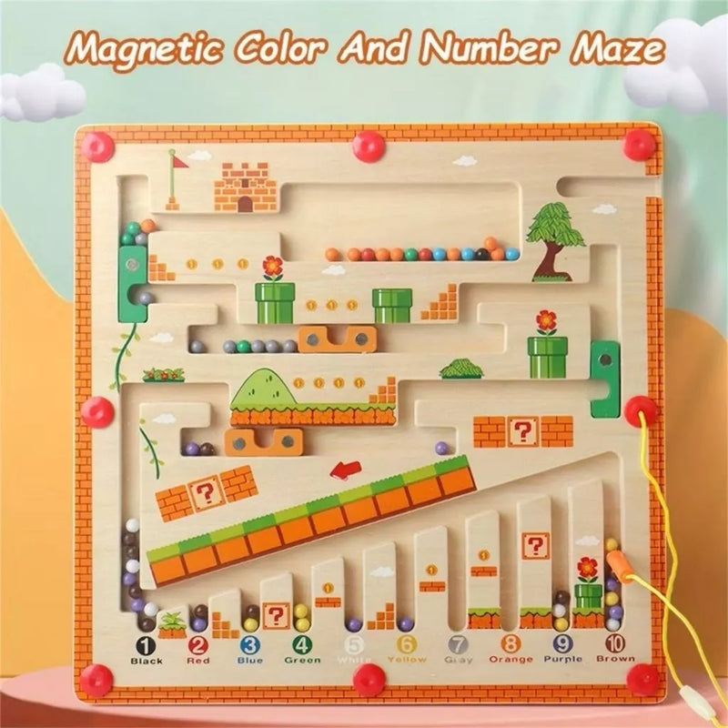 Puzzle Educacional de Madeira Montessori