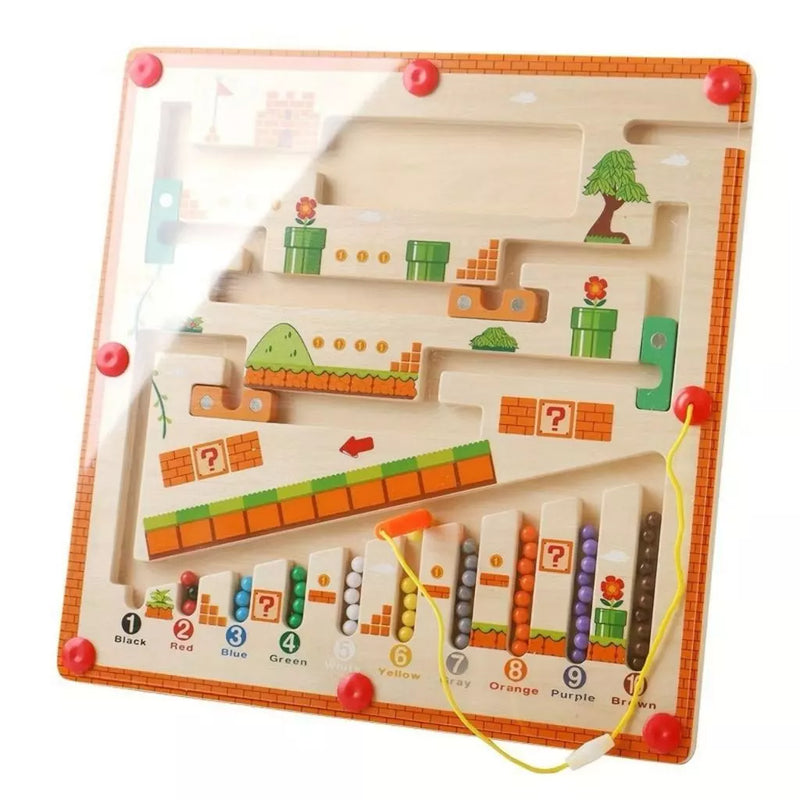 Puzzle Educacional de Madeira Montessori