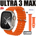 Smartwatch Watch Ultra 3 Max 2024: Super Amoled e Prova D'Água 49mm